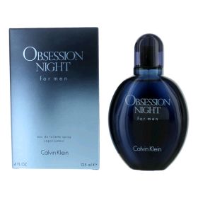 Obsession Night by Calvin Klein, 4 oz Eau De Toilette Spray for Men