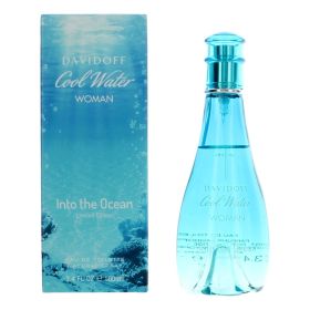 Cool Water Into the Ocean by Davidoff, 3.4 oz Eau De Toilette Spray for Women