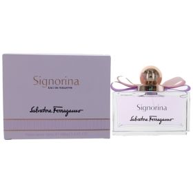 Signorina by Salvatore Ferragamo, 3.4 oz Eau De Toilette Spray for Women